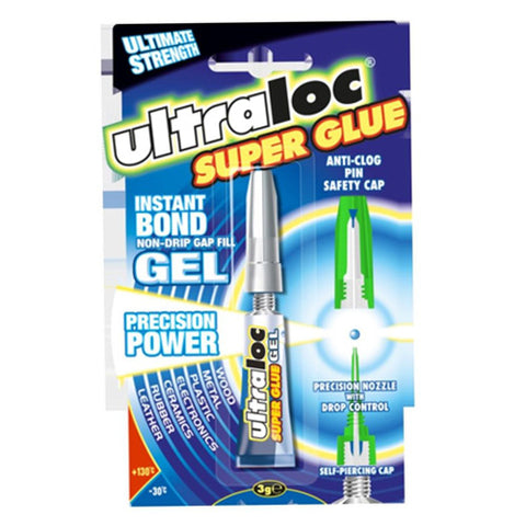 Ultraloc Super Glue in Non Drip Gel Form