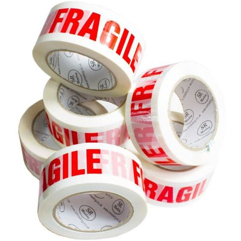 White Fragile Tape - 48mm x 91m (100 Yards)