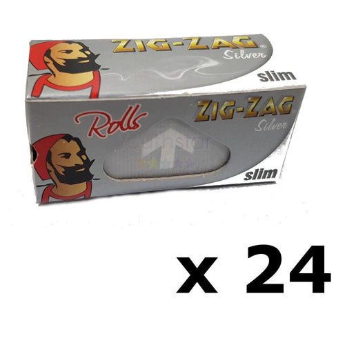 Zig Zag Silver No.1 Slim Rolls Cigarette Rolling Paper
